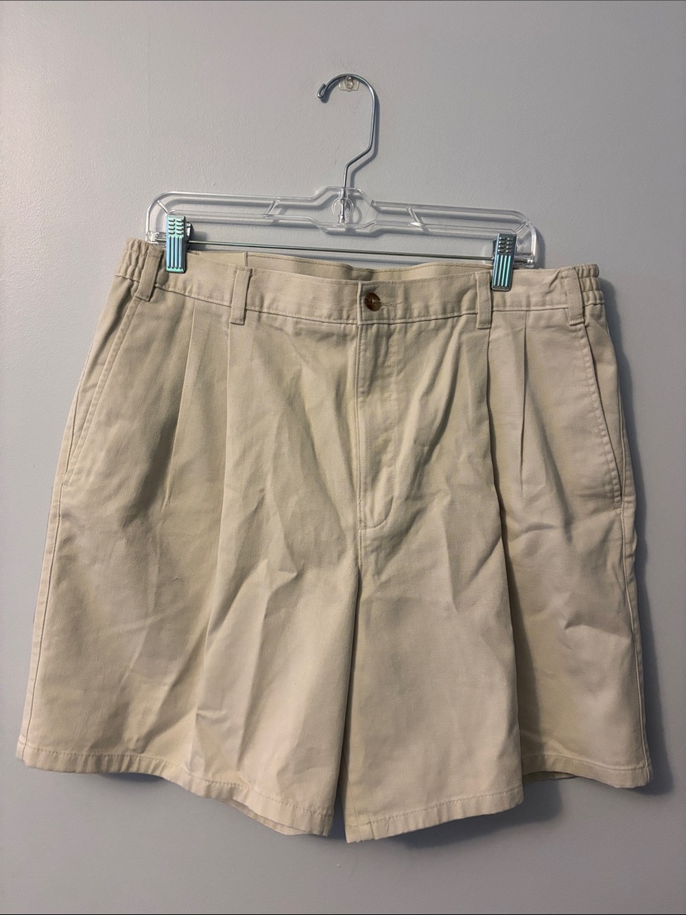 L.L. Bean Men's Flat Front Khaki Shorts